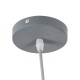 GloboStar® UPVALE 01282 Μοντέρνο Κρεμαστό Φωτιστικό Καμπάνα Μονόφωτο 1 x E27 IP20 Γκρί & Λευκό Μέταλλο - Μ40 x Π40 x Υ24cm GloboStar® UPVALE 01282 Μοντέρνο Κρεμαστό Φωτιστικό Καμπάνα Μονόφωτο 1 x E27 IP20 Γκρί & Λευκό Μέταλλο - Μ40 x Π40 x Υ24cm