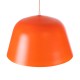 GloboStar® UPVALE 01283 Μοντέρνο Κρεμαστό Φωτιστικό Καμπάνα Μονόφωτο 1 x E27 IP20 Πορτοκαλί & Λευκό Μέταλλο - Μ40 x Π40 x Υ24cm GloboStar® UPVALE 01283 Μοντέρνο Κρεμαστό Φωτιστικό Καμπάνα Μονόφωτο 1 x E27 IP20 Πορτοκαλί & Λευκό Μέταλλο - Μ40 x Π40 x Υ24cm