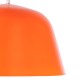 GloboStar® UPVALE 01283 Μοντέρνο Κρεμαστό Φωτιστικό Καμπάνα Μονόφωτο 1 x E27 IP20 Πορτοκαλί & Λευκό Μέταλλο - Μ40 x Π40 x Υ24cm GloboStar® UPVALE 01283 Μοντέρνο Κρεμαστό Φωτιστικό Καμπάνα Μονόφωτο 1 x E27 IP20 Πορτοκαλί & Λευκό Μέταλλο - Μ40 x Π40 x Υ24cm