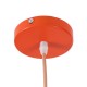 GloboStar® UPVALE 01283 Μοντέρνο Κρεμαστό Φωτιστικό Καμπάνα Μονόφωτο 1 x E27 IP20 Πορτοκαλί & Λευκό Μέταλλο - Μ40 x Π40 x Υ24cm GloboStar® UPVALE 01283 Μοντέρνο Κρεμαστό Φωτιστικό Καμπάνα Μονόφωτο 1 x E27 IP20 Πορτοκαλί & Λευκό Μέταλλο - Μ40 x Π40 x Υ24cm