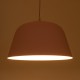 GloboStar® UPVALE 01284 Μοντέρνο Κρεμαστό Φωτιστικό Καμπάνα Μονόφωτο 1 x E27 IP20 Ροζ & Λευκό Μέταλλο - Μ40 x Π40 x Υ24cm GloboStar® UPVALE 01284 Μοντέρνο Κρεμαστό Φωτιστικό Καμπάνα Μονόφωτο 1 x E27 IP20 Ροζ & Λευκό Μέταλλο - Μ40 x Π40 x Υ24cm