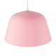 GloboStar® UPVALE 01284 Μοντέρνο Κρεμαστό Φωτιστικό Καμπάνα Μονόφωτο 1 x E27 IP20 Ροζ & Λευκό Μέταλλο - Μ40 x Π40 x Υ24cm GloboStar® UPVALE 01284 Μοντέρνο Κρεμαστό Φωτιστικό Καμπάνα Μονόφωτο 1 x E27 IP20 Ροζ & Λευκό Μέταλλο - Μ40 x Π40 x Υ24cm