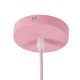 GloboStar® UPVALE 01284 Μοντέρνο Κρεμαστό Φωτιστικό Καμπάνα Μονόφωτο 1 x E27 IP20 Ροζ & Λευκό Μέταλλο - Μ40 x Π40 x Υ24cm GloboStar® UPVALE 01284 Μοντέρνο Κρεμαστό Φωτιστικό Καμπάνα Μονόφωτο 1 x E27 IP20 Ροζ & Λευκό Μέταλλο - Μ40 x Π40 x Υ24cm