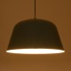 GloboStar® UPVALE 01285 Μοντέρνο Κρεμαστό Φωτιστικό Καμπάνα Μονόφωτο 1 x E27 IP20 Πράσινο & Λευκό Μέταλλο - Μ40 x Π40 x Υ24cm