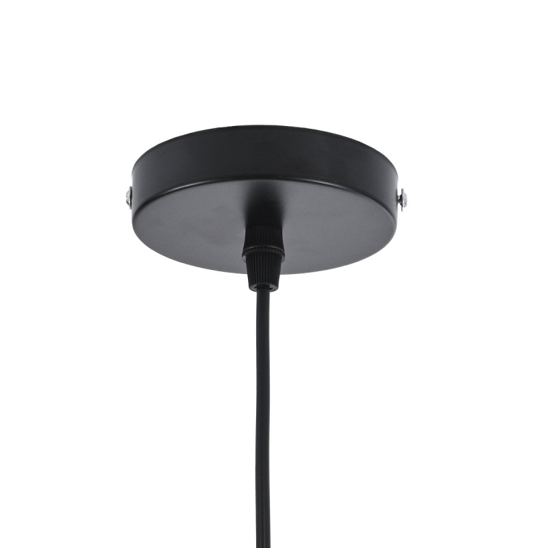 GloboStar® SANTORINI 01289 Boho Κρεμαστό Φωτιστικό Μπάλα Μονόφωτο 1 x E27 IP20 3D Καφέ Χαρτί - Μ40 x Π40 x Y34cm