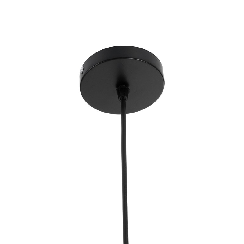 GloboStar® SANTORINI 01292 Boho Κρεμαστό Φωτιστικό Καμπάνα Μονόφωτο 1 x E27 IP20 3D Καφέ Χαρτί - Μ30 x Π30 x Y30cm