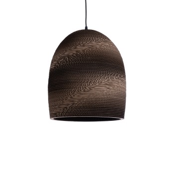 GLOBOSTAR® SANTORINI 01296 Boho Κρεμαστό Φωτιστικό Οροφής με Ντουί 1 x E27 AC 220-240V IP20 - Καφέ - Μ35 x Π35 x Υ40cm