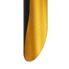 GloboStar® CHARME 01302 Μοντέρνο Επιτοίχιο Φωτιστικό Απλίκα Up / Down Δίφωτο 2 x E27 IP20 Μαύρο με Χρυσό Μέταλλο - Μ5.5 x Π8 x Υ60cm