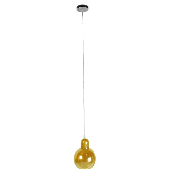 GloboStar® LUCREZIA 01315 Μοντέρνο Κρεμαστό Φωτιστικό Ανάρτηση Μονόφωτο 1 x E27 IP20 Μελί Γυαλί - Μ18 x Π18 x Υ23cm GloboStar® LUCREZIA 01315 Μοντέρνο Κρεμαστό Φωτιστικό Ανάρτηση Μονόφωτο 1 x E27 IP20 Μελί Γυαλί - Μ18 x Π18 x Υ23cm