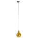 GloboStar® LUCREZIA 01315 Μοντέρνο Κρεμαστό Φωτιστικό Ανάρτηση Μονόφωτο 1 x E27 IP20 Μελί Γυαλί - Μ18 x Π18 x Υ23cm GloboStar® LUCREZIA 01315 Μοντέρνο Κρεμαστό Φωτιστικό Ανάρτηση Μονόφωτο 1 x E27 IP20 Μελί Γυαλί - Μ18 x Π18 x Υ23cm