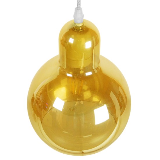 GloboStar® LUCREZIA 01315 Μοντέρνο Κρεμαστό Φωτιστικό Ανάρτηση Μονόφωτο 1 x E27 IP20 Μελί Γυαλί - Μ18 x Π18 x Υ23cm GloboStar® LUCREZIA 01315 Μοντέρνο Κρεμαστό Φωτιστικό Ανάρτηση Μονόφωτο 1 x E27 IP20 Μελί Γυαλί - Μ18 x Π18 x Υ23cm