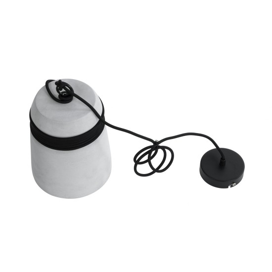 GloboStar® TRIBECA 01320 Μοντέρνο Κρεμαστό Φωτιστικό Καμπάνα Μονόφωτο 1 x E27 IP20 Γκρι Τσιμέντο - Μ20 x Π20 x Υ26cm GloboStar® TRIBECA 01320 Μοντέρνο Κρεμαστό Φωτιστικό Καμπάνα Μονόφωτο 1 x E27 IP20 Γκρι Τσιμέντο - Μ20 x Π20 x Υ26cm
