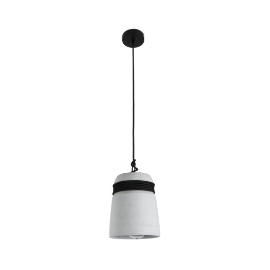 GloboStar® TRIBECA 01320 Μοντέρνο Κρεμαστό Φωτιστικό Καμπάνα Μονόφωτο 1 x E27 IP20 Γκρι Τσιμέντο - Μ20 x Π20 x Υ26cm GloboStar® TRIBECA 01320 Μοντέρνο Κρεμαστό Φωτιστικό Καμπάνα Μονόφωτο 1 x E27 IP20 Γκρι Τσιμέντο - Μ20 x Π20 x Υ26cm