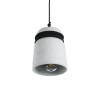 GloboStar® TRIBECA 01320 Μοντέρνο Κρεμαστό Φωτιστικό Καμπάνα Μονόφωτο 1 x E27 IP20 Γκρι Τσιμέντο - Μ20 x Π20 x Υ26cm
