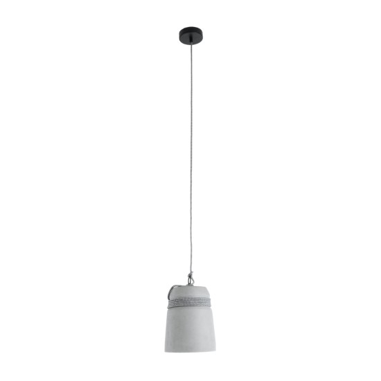 GloboStar® TRIBECA 01321 Μοντέρνο Κρεμαστό Φωτιστικό Καμπάνα Μονόφωτο 1 x E27 IP20 Γκρι Τσιμέντο - Μ20 x Π20 x Υ26cm GloboStar® TRIBECA 01321 Μοντέρνο Κρεμαστό Φωτιστικό Καμπάνα Μονόφωτο 1 x E27 IP20 Γκρι Τσιμέντο - Μ20 x Π20 x Υ26cm
