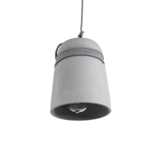 GloboStar® TRIBECA 01321 Μοντέρνο Κρεμαστό Φωτιστικό Καμπάνα Μονόφωτο 1 x E27 IP20 Γκρι Τσιμέντο - Μ20 x Π20 x Υ26cm GloboStar® TRIBECA 01321 Μοντέρνο Κρεμαστό Φωτιστικό Καμπάνα Μονόφωτο 1 x E27 IP20 Γκρι Τσιμέντο - Μ20 x Π20 x Υ26cm