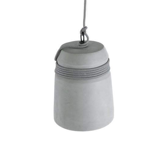 GloboStar® TRIBECA 01321 Μοντέρνο Κρεμαστό Φωτιστικό Καμπάνα Μονόφωτο 1 x E27 IP20 Γκρι Τσιμέντο - Μ20 x Π20 x Υ26cm GloboStar® TRIBECA 01321 Μοντέρνο Κρεμαστό Φωτιστικό Καμπάνα Μονόφωτο 1 x E27 IP20 Γκρι Τσιμέντο - Μ20 x Π20 x Υ26cm