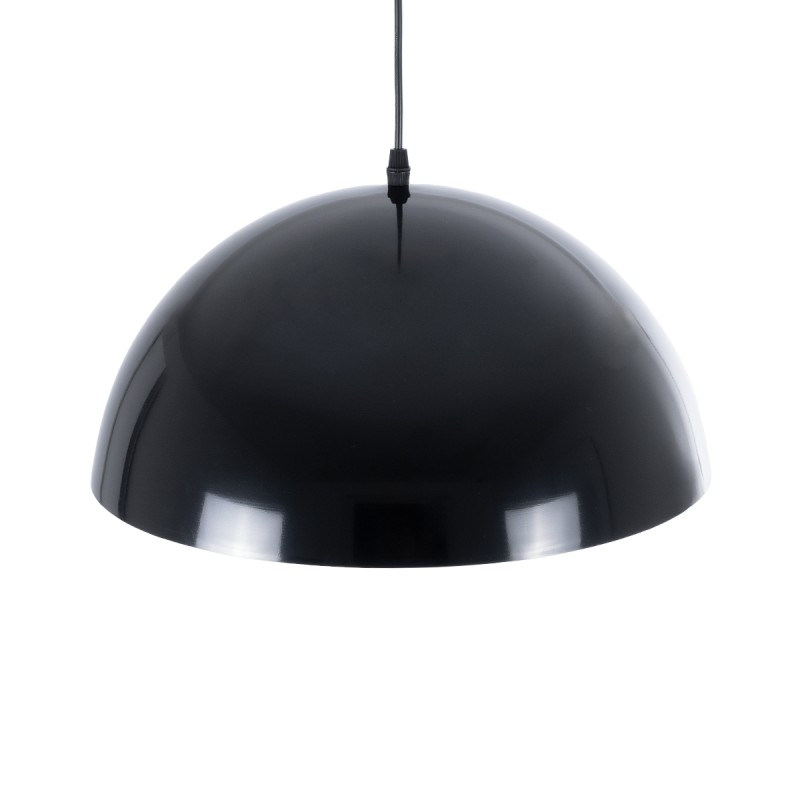 GLOBOSTAR® LUNE 01341 Μοντέρνο Κρεμαστό Φωτιστικό Οροφής με Ντουί 1 x E27 AC 220-240V IP20 - Μαύρο & Χρυσό - Μ40 x Π40 x Υ20cm