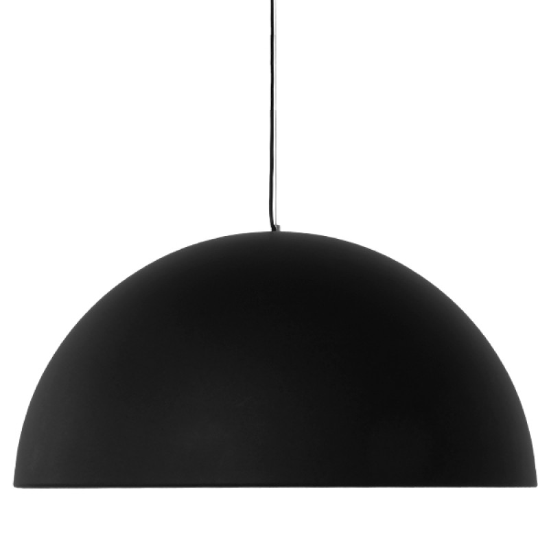 GloboStar® MEDEA 01344 Μοντέρνο Κρεμαστό Φωτιστικό Καμπάνα Μονόφωτο 1 x E27 IP20 Μαύρο & Χρυσό Μέταλλο - Μ60 x Π60 x Υ30cm