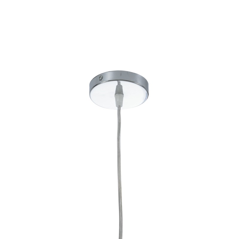 GloboStar® OCEANA 01356 Boho Κρεμαστό Φωτιστικό Μπάλα Μονόφωτο 1 x E27 IP20 Μαύρο Σχοινί - Μ20 x Π20 x Υ20cm