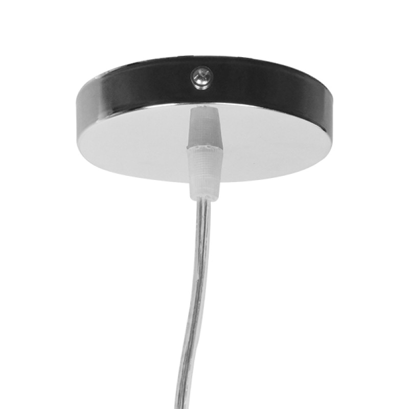 GloboStar® OCEANA 01361 Boho Κρεμαστό Φωτιστικό Μπάλα Μονόφωτο 1 x E27 IP20 Μπεζ & Χρυσό Σχοινί - Μ60 x Π60 x Υ60cm