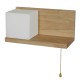 GloboStar® AMITY 01365 Μοντέρνο Επιτοίχιο Φωτιστικό Απλίκα Μονόφωτο 1 x E27 IP20 Μπεζ Ξύλο με Λευκό Γυαλί - Μ30 x Π14.5 x Υ15cm GloboStar® AMITY 01365 Μοντέρνο Επιτοίχιο Φωτιστικό Απλίκα Μονόφωτο 1 x E27 IP20 Μπεζ Ξύλο με Λευκό Γυαλί - Μ30 x Π14.5 x Υ15cm