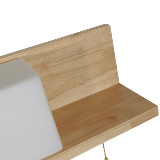 GloboStar® AMITY 01365 Μοντέρνο Επιτοίχιο Φωτιστικό Απλίκα Μονόφωτο 1 x E27 IP20 Μπεζ Ξύλο με Λευκό Γυαλί - Μ30 x Π14.5 x Υ15cm GloboStar® AMITY 01365 Μοντέρνο Επιτοίχιο Φωτιστικό Απλίκα Μονόφωτο 1 x E27 IP20 Μπεζ Ξύλο με Λευκό Γυαλί - Μ30 x Π14.5 x Υ15cm