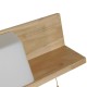 GloboStar® AMITY 01365 Μοντέρνο Επιτοίχιο Φωτιστικό Απλίκα Μονόφωτο 1 x E27 IP20 Μπεζ Ξύλο με Λευκό Γυαλί - Μ30 x Π14.5 x Υ15cm GloboStar® AMITY 01365 Μοντέρνο Επιτοίχιο Φωτιστικό Απλίκα Μονόφωτο 1 x E27 IP20 Μπεζ Ξύλο με Λευκό Γυαλί - Μ30 x Π14.5 x Υ15cm