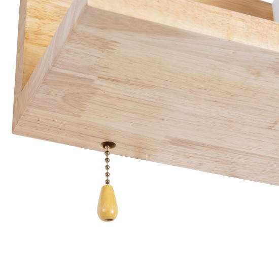 GloboStar® AMITY 01366 Μοντέρνο Επιτοίχιο Φωτιστικό Απλίκα Μονόφωτο 1 x E27 IP20 Μπεζ Ξύλο με Λευκό Γυαλί - Μ30 x Π14.5 x Υ15cm GloboStar® AMITY 01366 Μοντέρνο Επιτοίχιο Φωτιστικό Απλίκα Μονόφωτο 1 x E27 IP20 Μπεζ Ξύλο με Λευκό Γυαλί - Μ30 x Π14.5 x Υ15cm