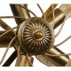 GloboStar® FAN 01381 Vintage Επιτοίχιο Φωτιστικό Απλίκα Πολύφωτο 5 x E27 IP20 Χάλκινο Μέταλλο - Μ46 x Π22 x Υ46cm GloboStar® FAN 01381 Vintage Επιτοίχιο Φωτιστικό Απλίκα Πολύφωτο 5 x E27 IP20 Χάλκινο Μέταλλο - Μ46 x Π22 x Υ46cm