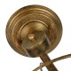 GloboStar® FAN 01381 Vintage Επιτοίχιο Φωτιστικό Απλίκα Πολύφωτο 5 x E27 IP20 Χάλκινο Μέταλλο - Μ46 x Π22 x Υ46cm GloboStar® FAN 01381 Vintage Επιτοίχιο Φωτιστικό Απλίκα Πολύφωτο 5 x E27 IP20 Χάλκινο Μέταλλο - Μ46 x Π22 x Υ46cm