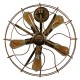 GloboStar® FAN 01381 Vintage Επιτοίχιο Φωτιστικό Απλίκα Πολύφωτο 5 x E27 IP20 Χάλκινο Μέταλλο - Μ46 x Π22 x Υ46cm GloboStar® FAN 01381 Vintage Επιτοίχιο Φωτιστικό Απλίκα Πολύφωτο 5 x E27 IP20 Χάλκινο Μέταλλο - Μ46 x Π22 x Υ46cm