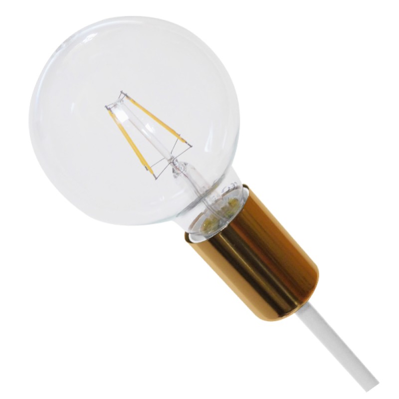 GloboStar® OLINDA 01383 Μοντέρνο Φωτιστικό Οροφής Πλέγμα Πολύφωτο 10 x E27 IP20 Λευκό & Χρυσό Μέταλλο - Μ95 x Π95 x Υ17cm