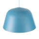 GloboStar® UPVALE 01286 Μοντέρνο Κρεμαστό Φωτιστικό Καμπάνα Μονόφωτο 1 x E27 IP20 Μπλε & Λευκό Μέταλλο - Μ40 x Π40 x Υ24cm GloboStar® UPVALE 01286 Μοντέρνο Κρεμαστό Φωτιστικό Καμπάνα Μονόφωτο 1 x E27 IP20 Μπλε & Λευκό Μέταλλο - Μ40 x Π40 x Υ24cm