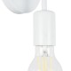 GloboStar® DON 01397 Vintage Επιτοίχιο Φωτιστικό Απλίκα Μονόφωτο 1 x E27 IP20 Λευκό Μέταλλο - Μ10 x Π7 x Υ16cm GloboStar® DON 01397 Vintage Επιτοίχιο Φωτιστικό Απλίκα Μονόφωτο 1 x E27 IP20 Λευκό Μέταλλο - Μ10 x Π7 x Υ16cm
