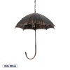 GloboStar® UMBRELLA 01406 Vintage Κρεμαστό Φωτιστικό Φιγούρα Πολύφωτο 5 x E27 IP20 Χάλκινο & Μαύρο Μέταλλο - Μ60 x Π60 x Y65cm