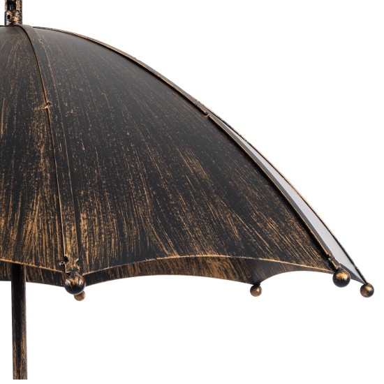 GloboStar® UMBRELLA 01406 Vintage Κρεμαστό Φωτιστικό Φιγούρα Πολύφωτο 5 x E27 IP20 Χάλκινο & Μαύρο Μέταλλο - Μ60 x Π60 x Y65cm GloboStar® UMBRELLA 01406 Vintage Κρεμαστό Φωτιστικό Φιγούρα Πολύφωτο 5 x E27 IP20 Χάλκινο & Μαύρο Μέταλλο - Μ60 x Π60 x Y65cm