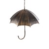 GloboStar® UMBRELLA 01406 Vintage Κρεμαστό Φωτιστικό Φιγούρα Πολύφωτο 5 x E27 IP20 Χάλκινο & Μαύρο Μέταλλο - Μ60 x Π60 x Y65cm