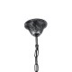 GloboStar® UMBRELLA 01407 Vintage Κρεμαστό Φωτιστικό Φιγούρα Πολύφωτο 5 x E27 IP20 Ασημί Μέταλλο - Μ60 x Π60 x Y65cm GloboStar® UMBRELLA 01407 Vintage Κρεμαστό Φωτιστικό Φιγούρα Πολύφωτο 5 x E27 IP20 Ασημί Μέταλλο - Μ60 x Π60 x Y65cm