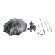 GloboStar® UMBRELLA 01407 Vintage Κρεμαστό Φωτιστικό Φιγούρα Πολύφωτο 5 x E27 IP20 Ασημί Μέταλλο - Μ60 x Π60 x Y65cm GloboStar® UMBRELLA 01407 Vintage Κρεμαστό Φωτιστικό Φιγούρα Πολύφωτο 5 x E27 IP20 Ασημί Μέταλλο - Μ60 x Π60 x Y65cm