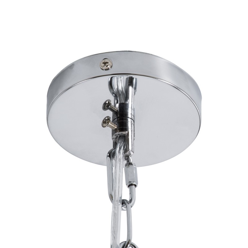 GloboStar® OCTAVE 01431 Μοντέρνο Κρεμαστό Φωτιστικό Οροφής Μονόφωτο 1 x E27 IP20 Μπεζ Ξύλο - Μ64 x Π64 x Y66cm