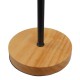 GloboStar® HONOR SQUARE 01435 Μοντέρνο Επιτραπέζιο Φωτιστικό Πορτατίφ Μονόφωτο 1 x E27 IP20 Μαύρο Μέταλλο με Μπεζ Ξύλο - Μ20 x Π20 x Υ42cm GloboStar® HONOR SQUARE 01435 Μοντέρνο Επιτραπέζιο Φωτιστικό Πορτατίφ Μονόφωτο Μαύρο Μεταλλικό με Ξύλινη Βάση Δρυς Μ20 x Π20 x Υ42cm