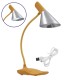 GloboStar® DRAPER 01438 Επιτραπέζιο Φωτιστικό Πορτατίφ LED 6W 500lm 360° DC 5V IP20 Φυσικό Λευκό 4500K Dimmable Μπεζ Ξύλο με Ασημί Μέταλλο - Μ10 x Π14 x Υ33cm - 2 Xρόνια Εγγύηση GloboStar® DRAPER 01438 Επαναφορτιζόμενο USB Φωτιστικό Γραφείου LED 6 Watt Μονόφωτο Μεταλλικό σε Απόχρωση Ξύλου με Ασημί Καπέλο Λευκό Ημέρας 4500K Dimmable