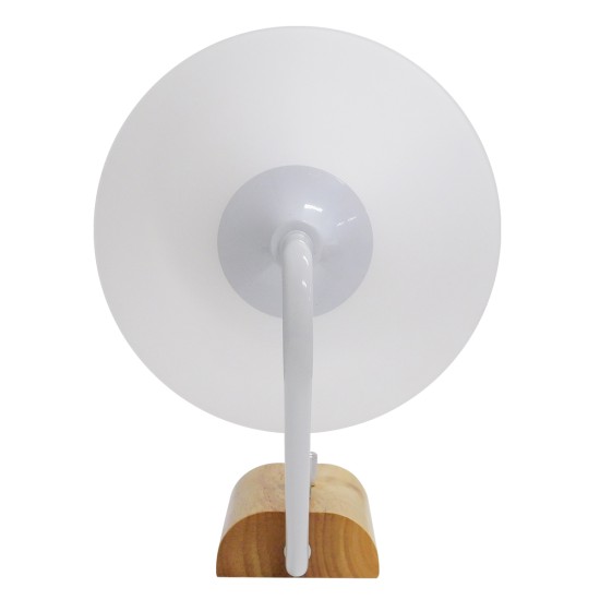 GloboStar® ALESSIA 01458 Μοντέρνο Επιτοίχιο Φωτιστικό Απλίκα Μονόφωτο 1 x E27 IP20 Λευκό Μέταλλο, Λευκό Γυαλί με Μπεζ Ξύλο - Μ18 x Π26 x Υ29cm GloboStar® ALESSIA 01458 Μοντέρνο Επιτοίχιο Φωτιστικό Απλίκα Μονόφωτο 1 x E27 IP20 Λευκό Μέταλλο, Λευκό Γυαλί με Μπεζ Ξύλο - Μ18 x Π26 x Υ29cm