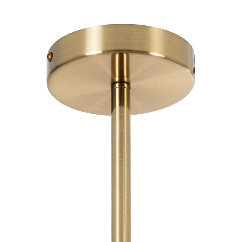 GloboStar® MILANO 01485 Μοντέρνο Φωτιστικό Οροφής Πλέγμα Πολύφωτο 12 x E27 IP20 Χρυσό Μέταλλο - Μ80 x Π80 x Υ80cm