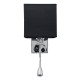 GloboStar® ELEGANT 01494 Μοντέρνο Επιτοίχιο Φωτιστικό Απλίκα με LED Βραχίονα Δίφωτο 1 x E27 IP20 Μαύρο Ύφασμα με Ασημί Μέταλλο - Μ17 x Π21 x Υ43cm GloboStar® ELEGANT 01494 Μοντέρνο Επιτοίχιο Φωτιστικό Απλίκα με LED Βραχίονα Δίφωτο 1 x E27 IP20 Μαύρο Ύφασμα με Ασημί Μέταλλο - Μ17 x Π21 x Υ43cm