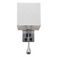 GLOBOSTAR® ELEGANT 01495 Μοντέρνο Φωτιστικό Τοίχου - Απλίκα Ξενοδοχείου Reading Light με Ντουί 1 x E27 LED 3W 360lm 36° AC 220-240V IP20 Θερμό Λευκό 2700K - Bridgelux COB Chip - Χρώμιο & Λευκό - Μ17 x Π21 x Υ43cm - 2 Χρόνια Εγγύηση GLOBOSTAR® ELEGANT 01495 Μοντέρνο Φωτιστικό Τοίχου - Απλίκα Ξενοδοχείου Reading Light με Ντουί 1 x E27 LED 3W 360lm 36° AC 220-240V IP20 Θερμό Λευκό 2700K - Bridgelux COB Chip - Χρώμιο & Λευκό - Μ17 x Π21 x Υ43cm - 2 Χρόνια Εγγύηση