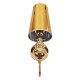 GloboStar® LAURA 01497 Μοντέρνο Επιτοίχιο Φωτιστικό Απλίκα Μονόφωτο 1 x E27 IP20 Χρυσό Μέταλλο - Μ21 x Π15 x Y48cm GloboStar® LAURA 01497 Μοντέρνο Επιτοίχιο Φωτιστικό Απλίκα Μονόφωτο 1 x E27 IP20 Χρυσό Μέταλλο - Μ21 x Π15 x Y48cm