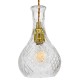 GloboStar® WHISKEY 01514 Vintage Κρεμαστό Φωτιστικό Ανάρτηση Μονόφωτο 1 x E27 IP20 Διάφανο Γυαλί - Μ14 x Π14 x Υ23cm GloboStar® WHISKEY 01514 Vintage Κρεμαστό Φωτιστικό Ανάρτηση Μονόφωτο 1 x E27 IP20 Διάφανο Γυαλί - Μ14 x Π14 x Υ23cm