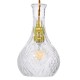 GloboStar® WHISKEY 01514 Vintage Κρεμαστό Φωτιστικό Ανάρτηση Μονόφωτο 1 x E27 IP20 Διάφανο Γυαλί - Μ14 x Π14 x Υ23cm GloboStar® WHISKEY 01514 Vintage Κρεμαστό Φωτιστικό Ανάρτηση Μονόφωτο 1 x E27 IP20 Διάφανο Γυαλί - Μ14 x Π14 x Υ23cm